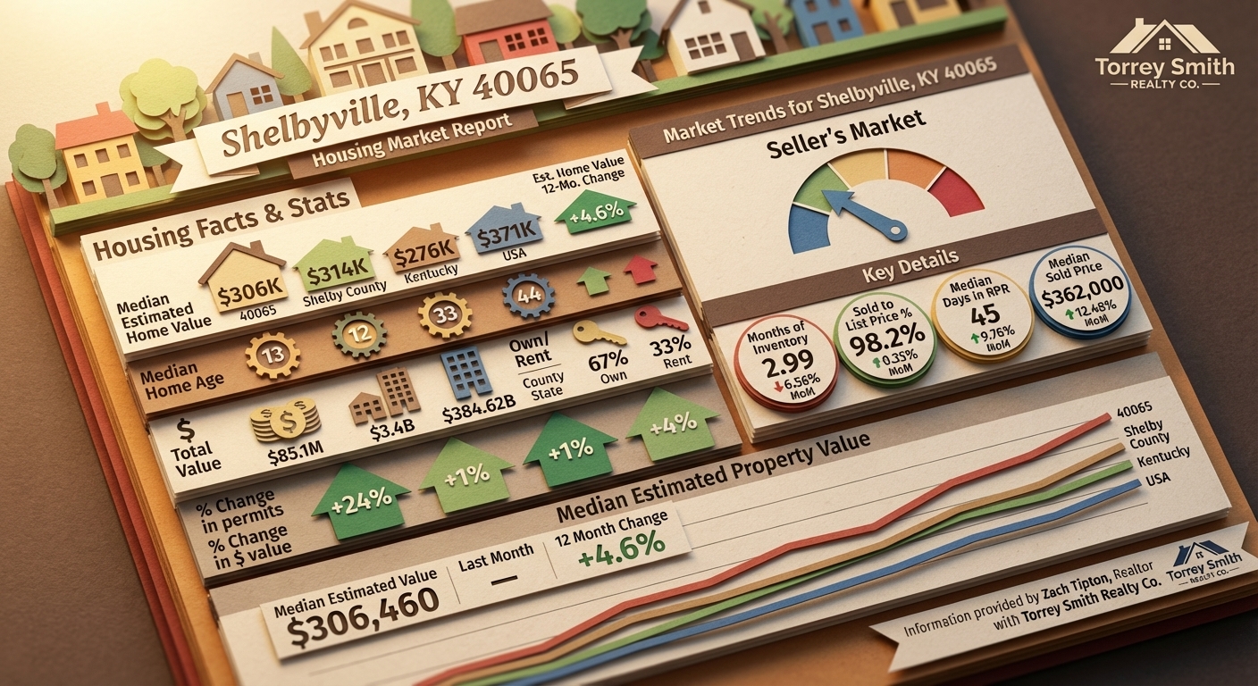 Shelbyville, KY 40065 Housing Market Report - Market Trends and Statistics